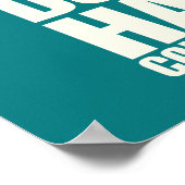 Scooby-Doo "Don't Hate, Congratuliere" Grafik Poster (Ecke)