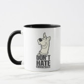 Scooby-Doo "Don't Hate, Congratuliere" Grafik Tasse (Links)