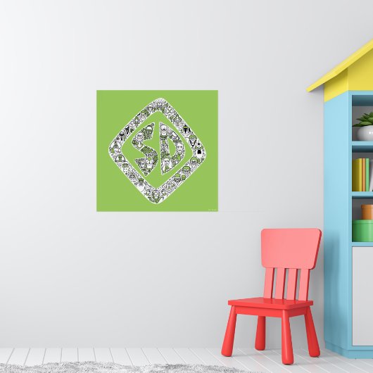 Scooby-Doo Doodle Art Poster (Kinderzimmer 1)