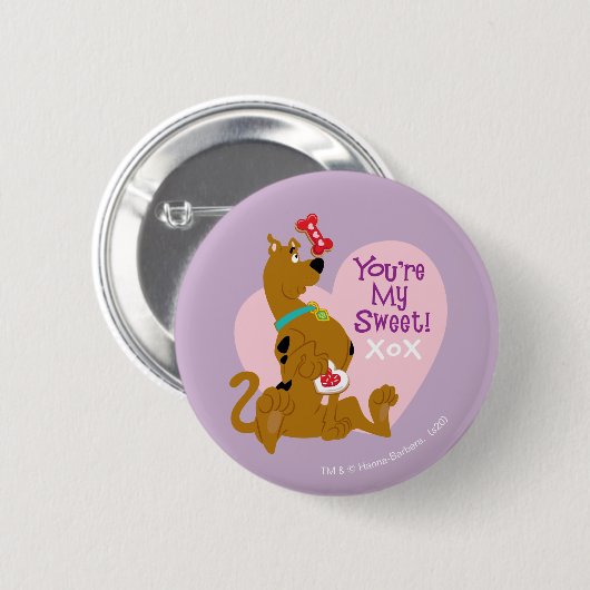 Scooby-Doo - Du bist mein Süße Button (Vorne & Hinten)