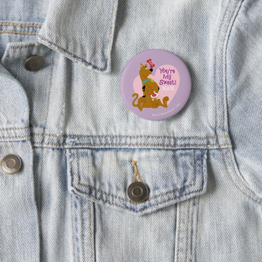 Scooby-Doo - Du bist mein Süße Button (Beispiel)
