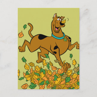 Scooby-Doo-Erntedank-Blätter Feiertagspostkarte