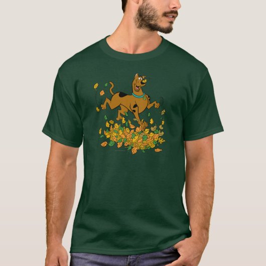 Scooby-Doo-Erntedank-Blätter T-Shirt (Vorderseite)