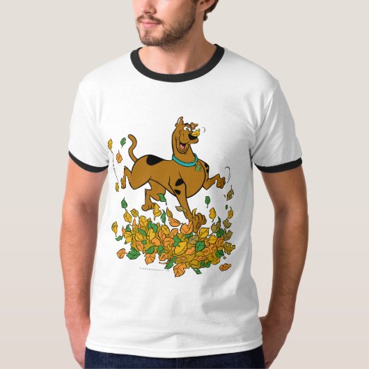 Scooby-Doo-Erntedank-Blätter T-Shirt (Vorderseite)