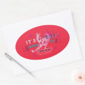 Scooby-Doo - Es ist Ruf ohne dich Ovaler Aufkleber (Umschlag)