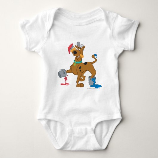 Scooby-Doo Farben Baby Strampler (Vorderseite)