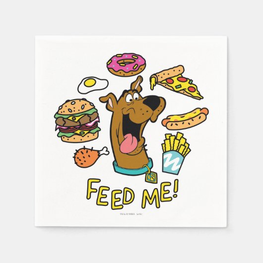 Scooby-Doo Feed Me! Serviette (Vorderseite)
