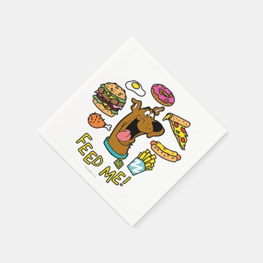 Scooby-Doo Feed Me! Serviette (Ecke)