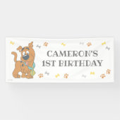 Scooby-Doo First Birthday Banner (Horizontal)