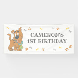 Scooby-Doo First Birthday Banner