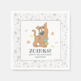 Scooby-Doo First Birthday Serviette