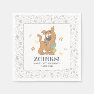 Scooby-Doo First Birthday Serviette