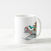 Scooby-Doo Flying-Flugzeug Kaffeetasse (VorderseiteRechts)