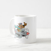 Scooby-Doo Flying-Flugzeug Kaffeetasse (Vorderseite Links)