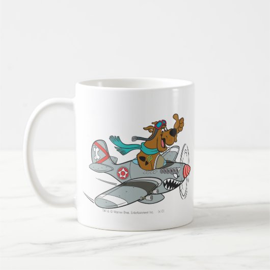 Scooby-Doo Flying-Flugzeug Kaffeetasse (Links)