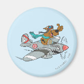 Scooby-Doo Flying-Flugzeug Magnet (Vorne)