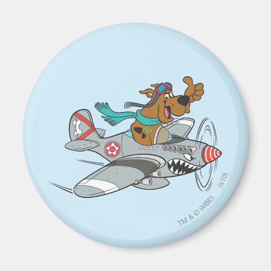 Scooby-Doo Flying-Flugzeug Magnet (Vorne)