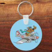 Scooby-Doo Flying-Flugzeug Schlüsselanhänger (Vorderseite)