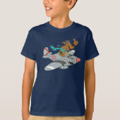 Scooby-Doo Flying-Flugzeug T-Shirt (Vorderseite)
