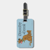 Scooby-Doo-Folie mit Zungenausschnitt Gepäckanhänger (Vorderseite vertikal)