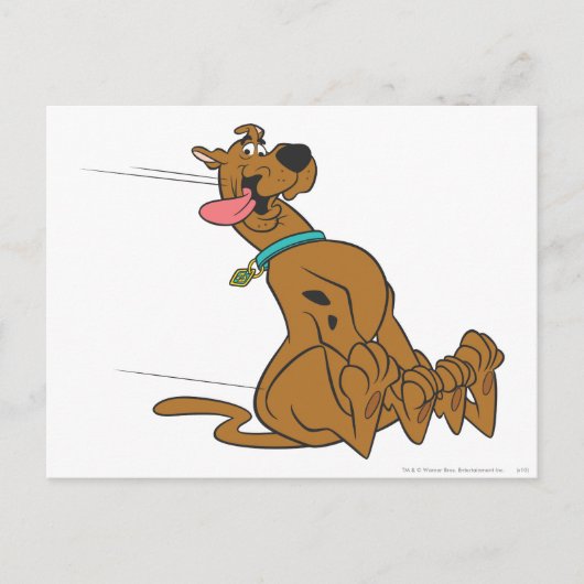 Scooby-Doo-Folie mit Zungenausschnitt Postkarte (Vorderseite)