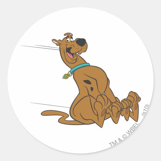 Scooby-Doo-Folie Runder Aufkleber (Vorderseite)
