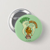 Scooby-Doo | Frohe Halloween Button (Vorne & Hinten)