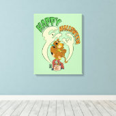 Scooby-Doo | Frohe Halloween Leinwanddruck (Insitu (Holzboden))