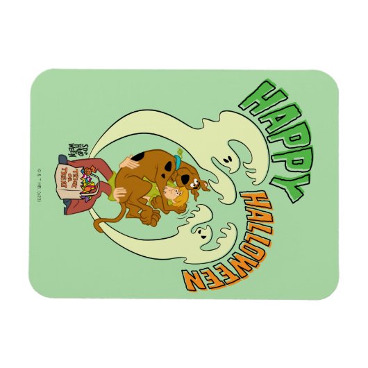 Scooby-Doo | Frohe Halloween Magnet (Horizontal)