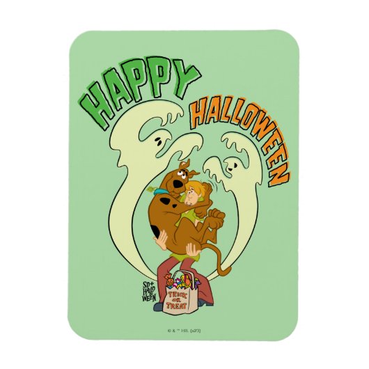 Scooby-Doo | Frohe Halloween Magnet (Vertikal)