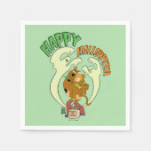 Scooby-Doo | Frohe Halloween Serviette (Vorderseite)