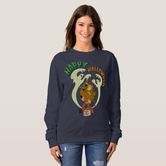 Scooby-Doo | Frohe Halloween Sweatshirt (Vorne ganz)