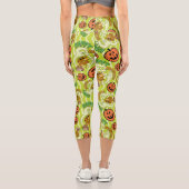 Scooby-Doo | Fröhliches Halloween-Muster Capri Leggings (Rückseite)