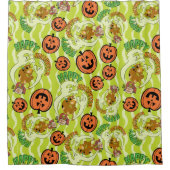 Scooby-Doo | Fröhliches Halloween-Muster Duschvorhang (Vorderseite)