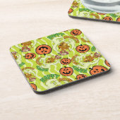 Scooby-Doo | Fröhliches Halloween-Muster Getränkeuntersetzer (Linke Seite)