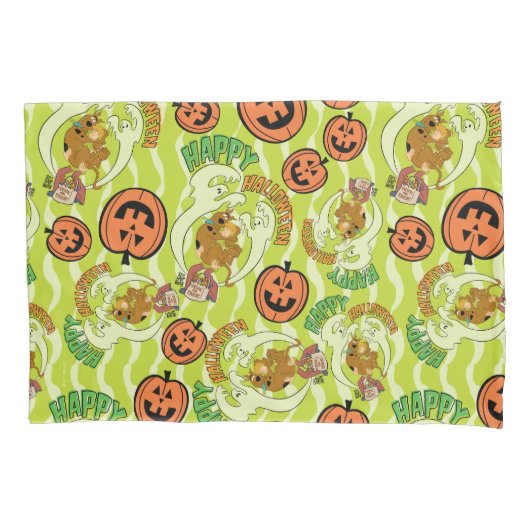 Scooby-Doo | Fröhliches Halloween-Muster Kissenbezug (Vorderseite)