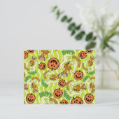 Scooby-Doo | Fröhliches Halloween-Muster Postkarte (Stehend Vorderseite)
