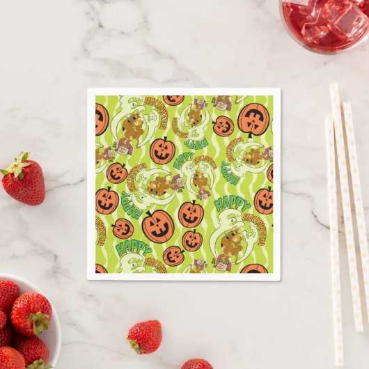 Scooby-Doo | Fröhliches Halloween-Muster Serviette (Beispiel)