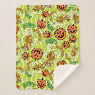 Scooby-Doo   Fröhliches Halloween-Muster Sherpadecke