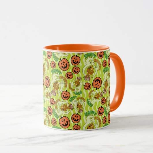 Scooby-Doo | Fröhliches Halloween-Muster Tasse (VorderseiteRechts)