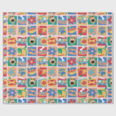 Scooby-Doo | Fun Baby Pattern Geschenkpapier (Flach)