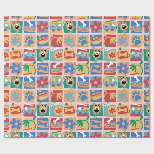Scooby-Doo | Fun Baby Pattern Geschenkpapier (Flach)
