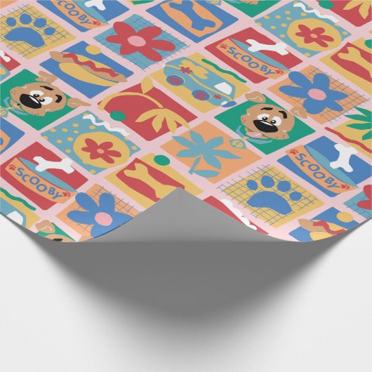 Scooby-Doo | Fun Baby Pattern Geschenkpapier (Ecke)
