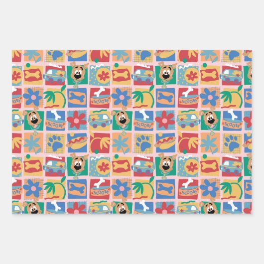 Scooby-Doo | Fun Baby Pattern Geschenkpapier Set (Vorderseite 2)