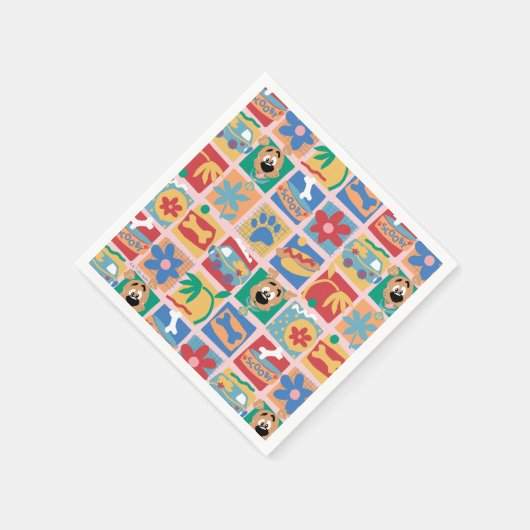 Scooby-Doo | Fun Baby Pattern Serviette (Ecke)