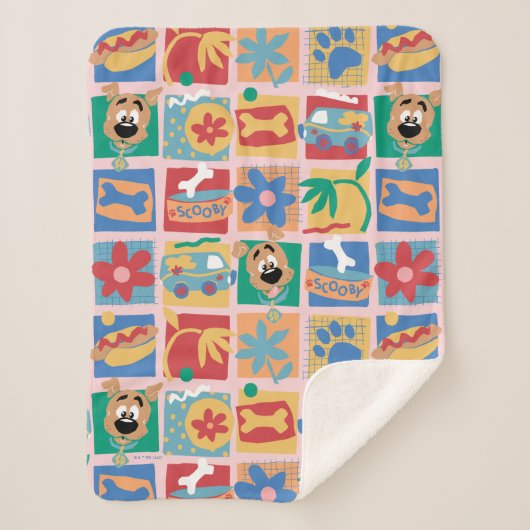 Scooby-Doo | Fun Baby Pattern Sherpadecke (Vorderseite)