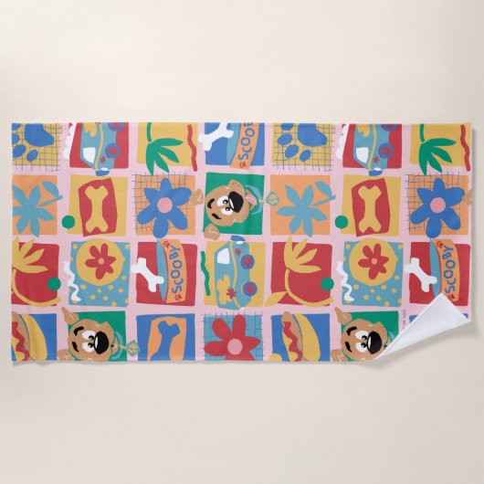Scooby-Doo | Fun Baby Pattern Strandtuch (Vorderseite)