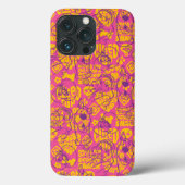 Scooby-Doo | Funky Blume Pattern Case-Mate iPhone Hülle (Rückseite)