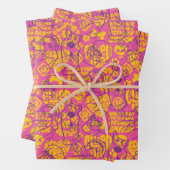 Scooby-Doo | Funky Blume Pattern Geschenkpapier Set (Beispiel)