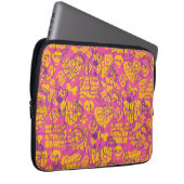 Scooby-Doo | Funky Blume Pattern Laptopschutzhülle (Vorne Rechts)